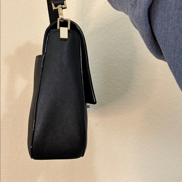 Kate Spade Heritage Make It Mine Byrdie Crossbody Black Saffiano Leather - Picture 5 of 17